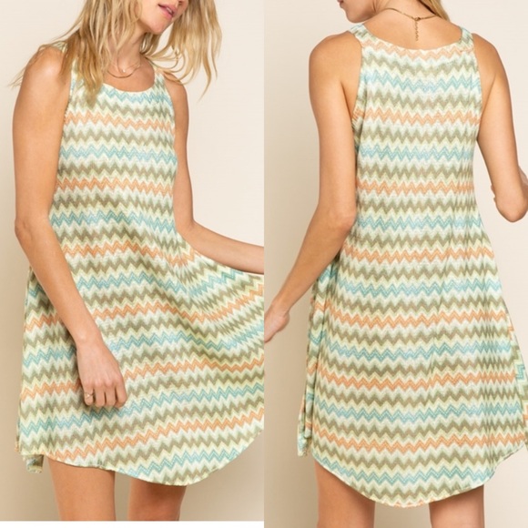 POL Dresses & Skirts - POL🧡🌼💚Absolutely adorable Zigzag Dress